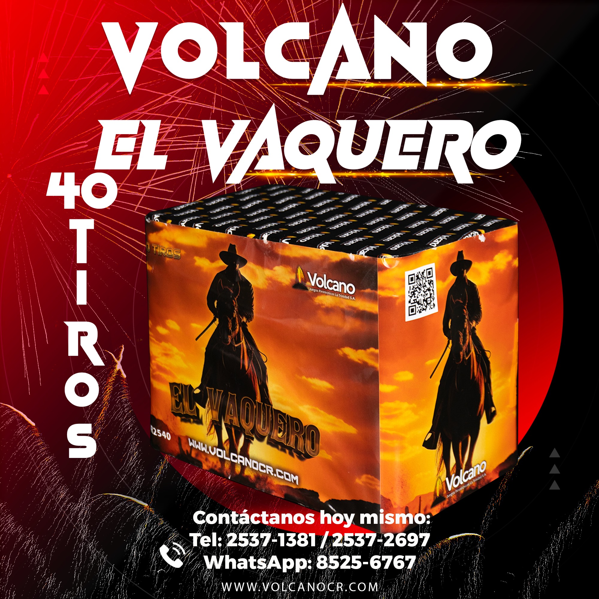 El vaquero 40 Tiros (queque /batería)